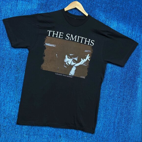 The Smiths Louder than Bombs Album Goth New Wave Band Tee L - Picture 3 of 4